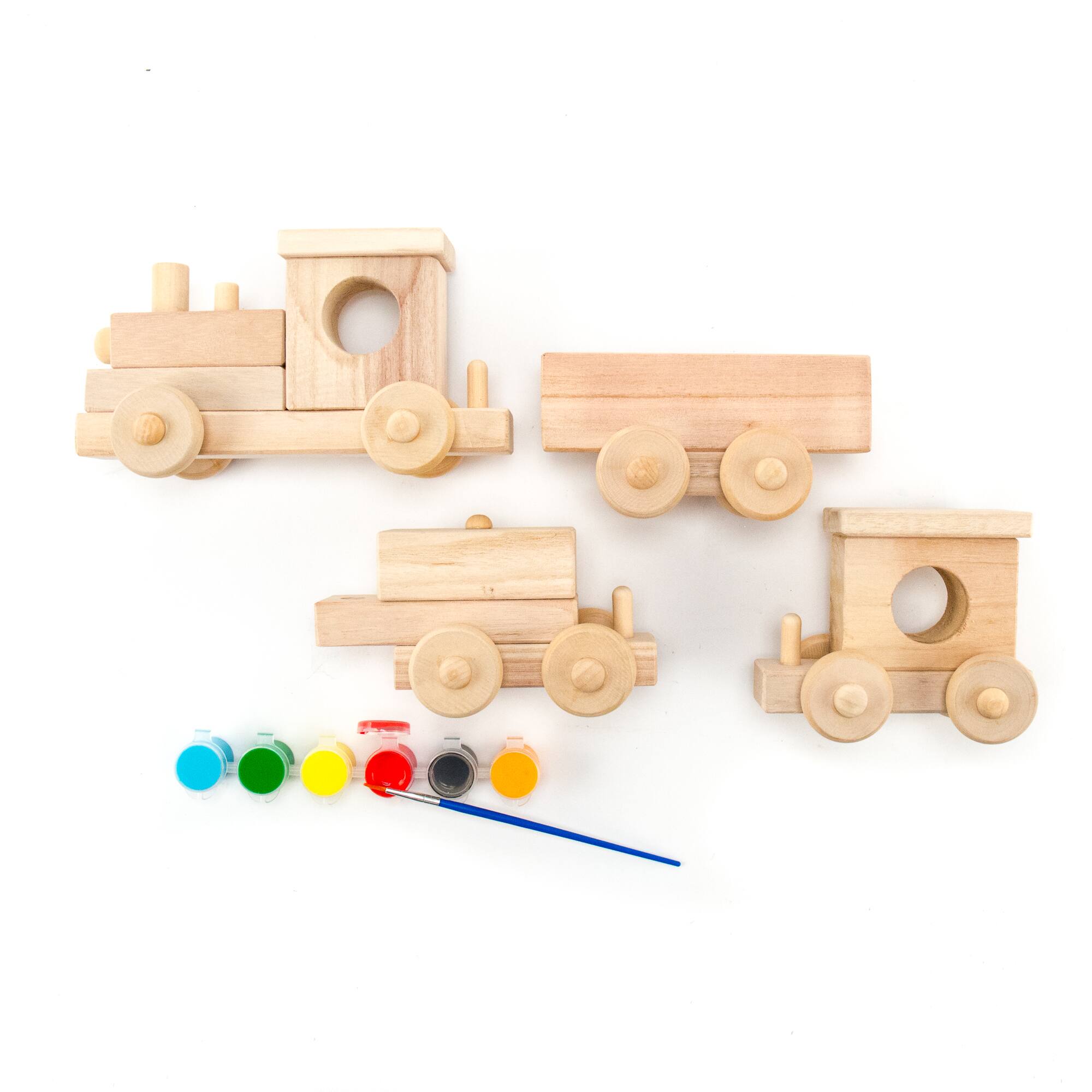 Made by Me® Paint Your Own Wooden Train